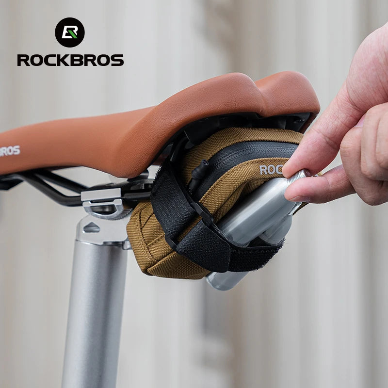 ROCKBROS Mini Saddle Bag – Lightweight & Portable Cycling Essential - Ibaldu