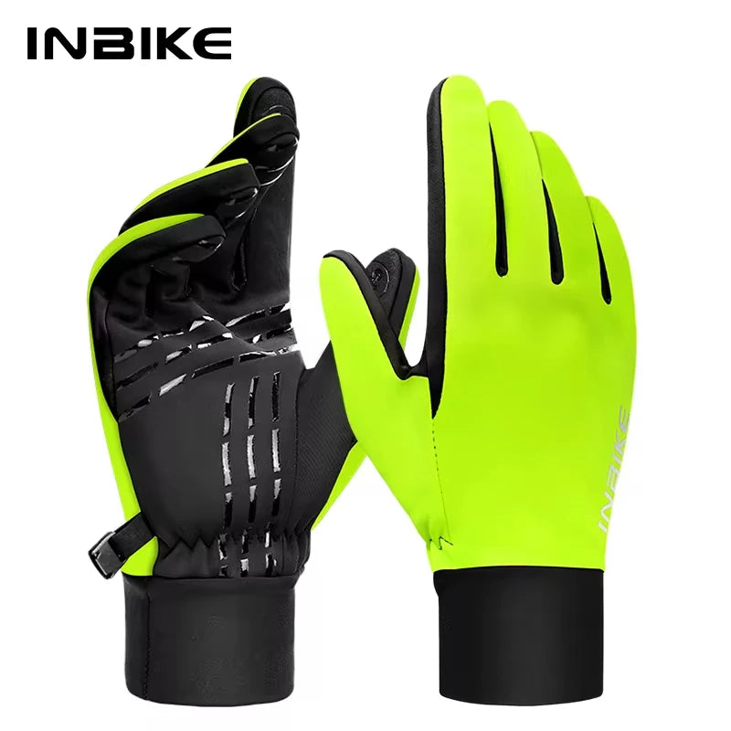 Conquer the Cold – Unisex Waterproof Fleece Cycling Gloves with Touchscreen Access! - Ibaldu