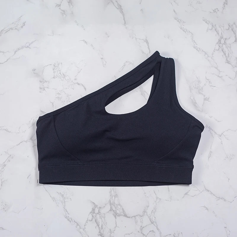 DIAS FIT JOY One-Shoulder Sports Bra – Stylish Support for Every Workout