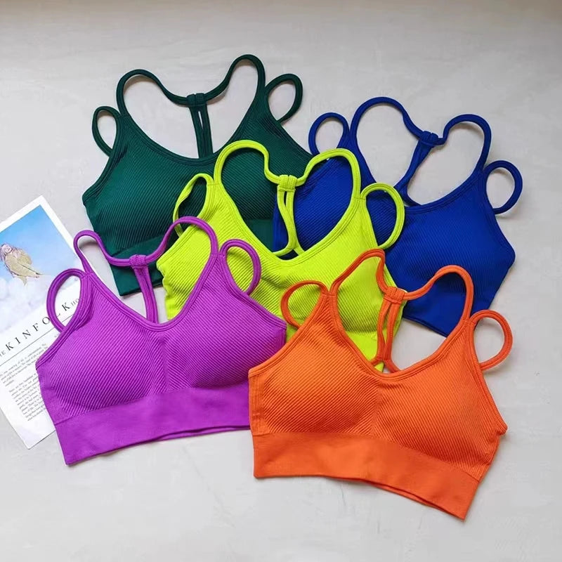 Maximum Support & Comfort – Breathable Shockproof Sports Bra for Intense Workouts & Yoga