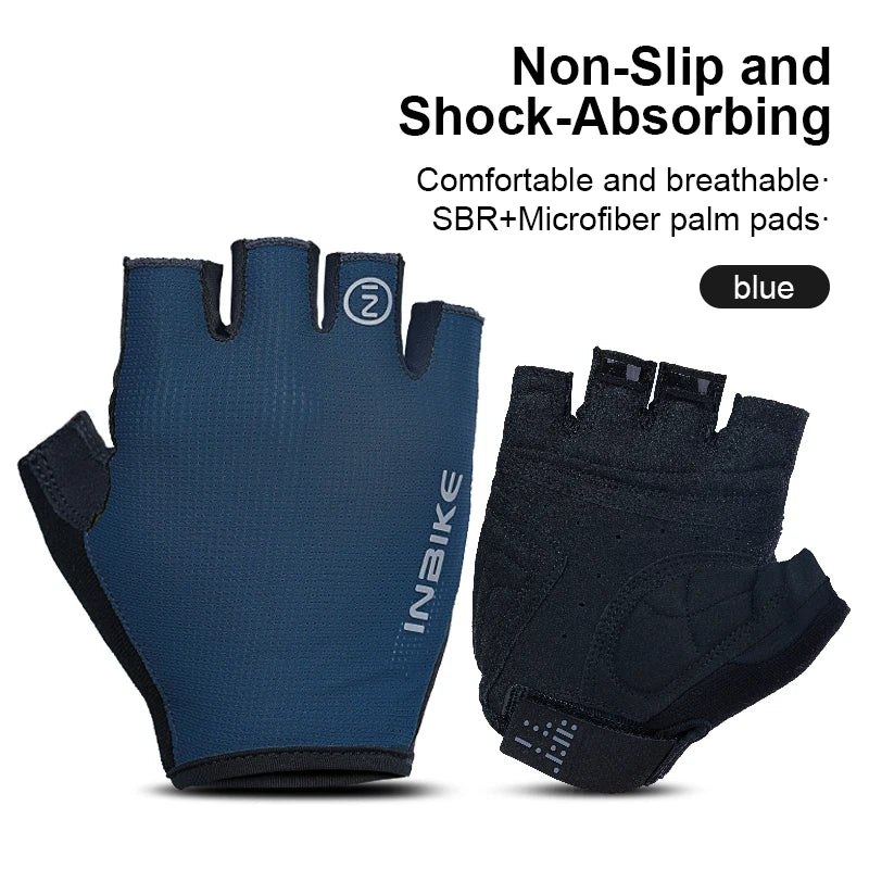 Dominate Every Ride – Elite Breathable, Shock-Absorbing Half-Finger Cycling Gloves - Ibaldu