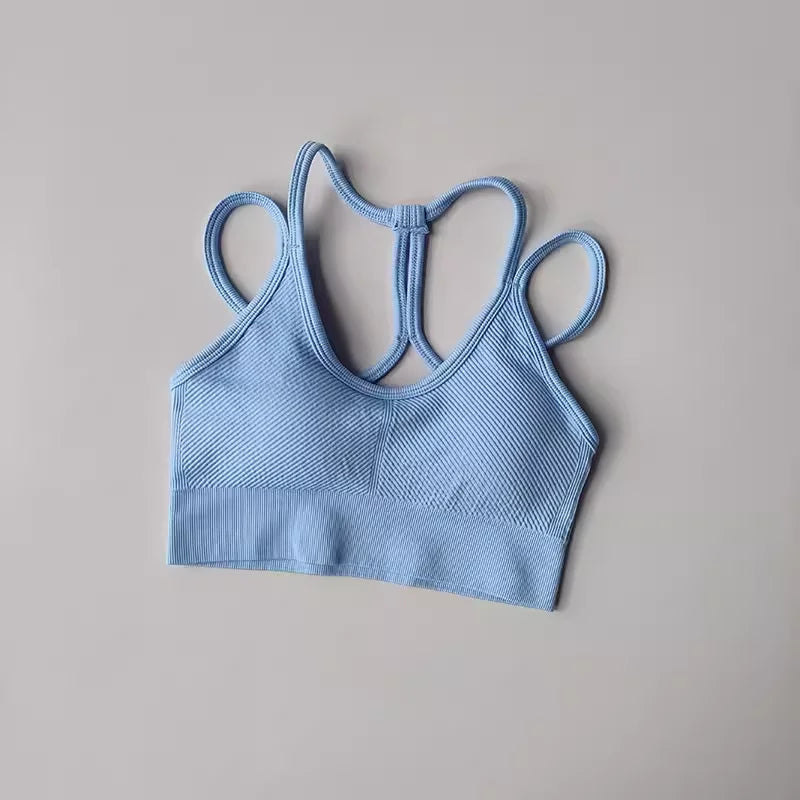 Maximum Support & Comfort – Breathable Shockproof Sports Bra for Intense Workouts & Yoga
