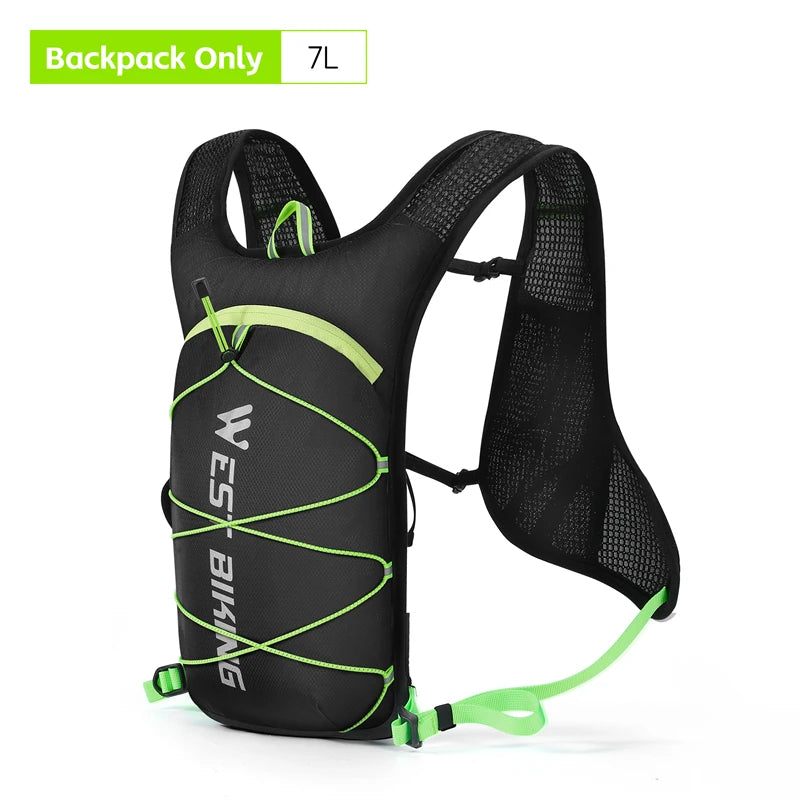 WEST BIKING Lightweight Cycling Backpack – Breathable, Reflective & Hydration-Ready for Ultimate Outdoor Performance