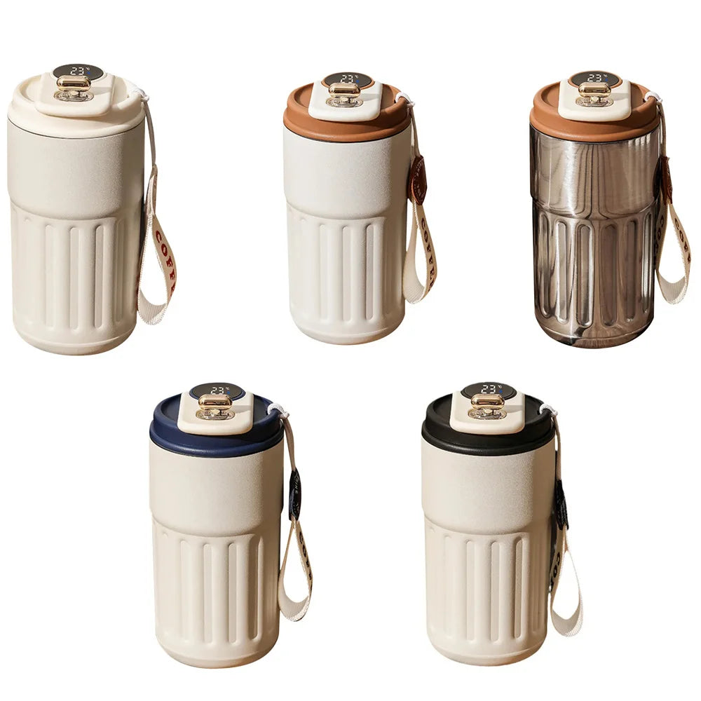 Smart Thermos Tumbler – Ultimate 316 Stainless Steel LED Vacuum Flask for On-the-Go Perfection! - Ibaldu