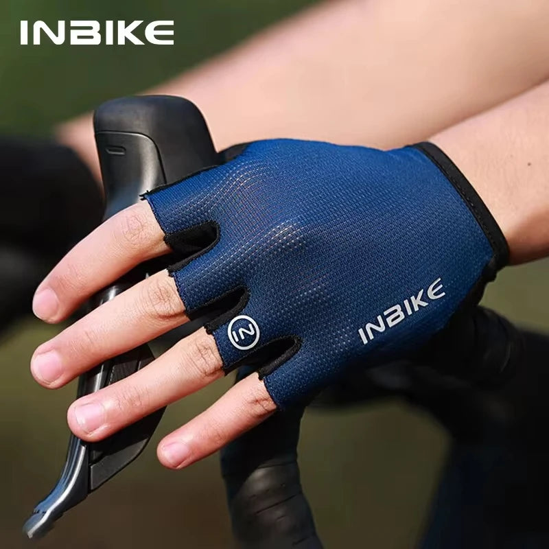 Dominate Every Ride – Elite Breathable, Shock-Absorbing Half-Finger Cycling Gloves - Ibaldu
