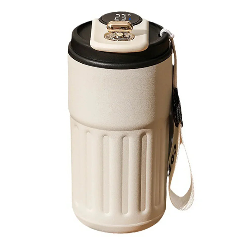 Smart Thermos Tumbler – Ultimate 316 Stainless Steel LED Vacuum Flask for On-the-Go Perfection! - Ibaldu