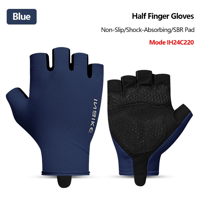 Dominate Every Ride – Elite Breathable, Shock-Absorbing Half-Finger Cycling Gloves - Ibaldu