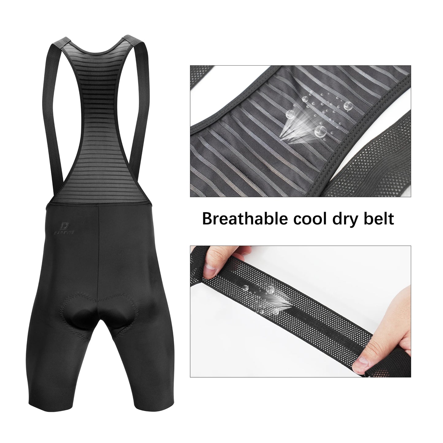 Men's Pro Cycling Bib Shorts: Seamless Comfort for 500KM Rides and Peak Performance - Ibaldu