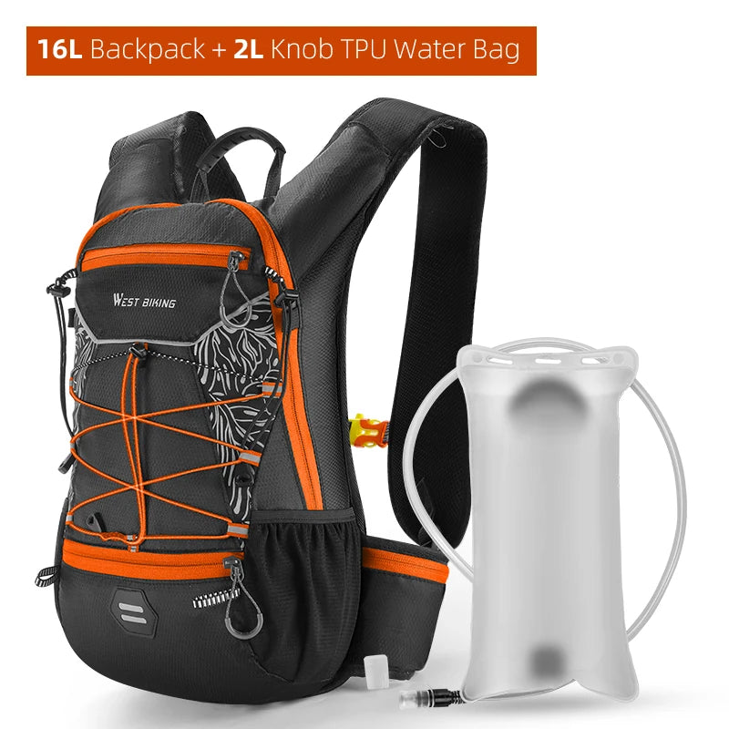 WEST BIKING Lightweight Cycling Backpack – Breathable, Reflective & Hydration-Ready for Ultimate Outdoor Performance
