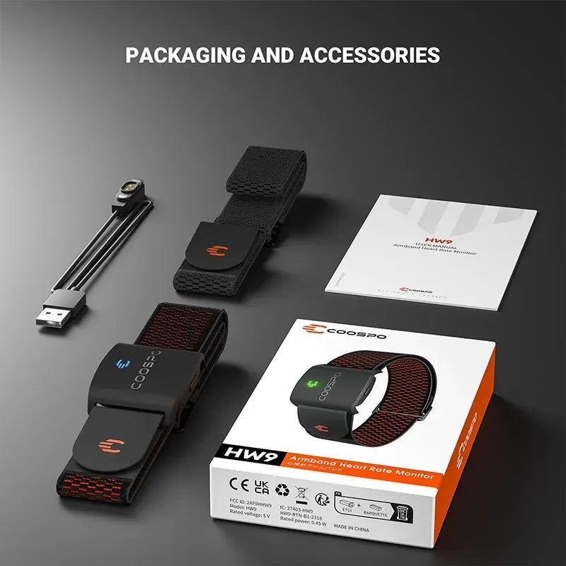 COOSPO HW9 Armband – Precision Heart Rate Tracking for Peak Performance