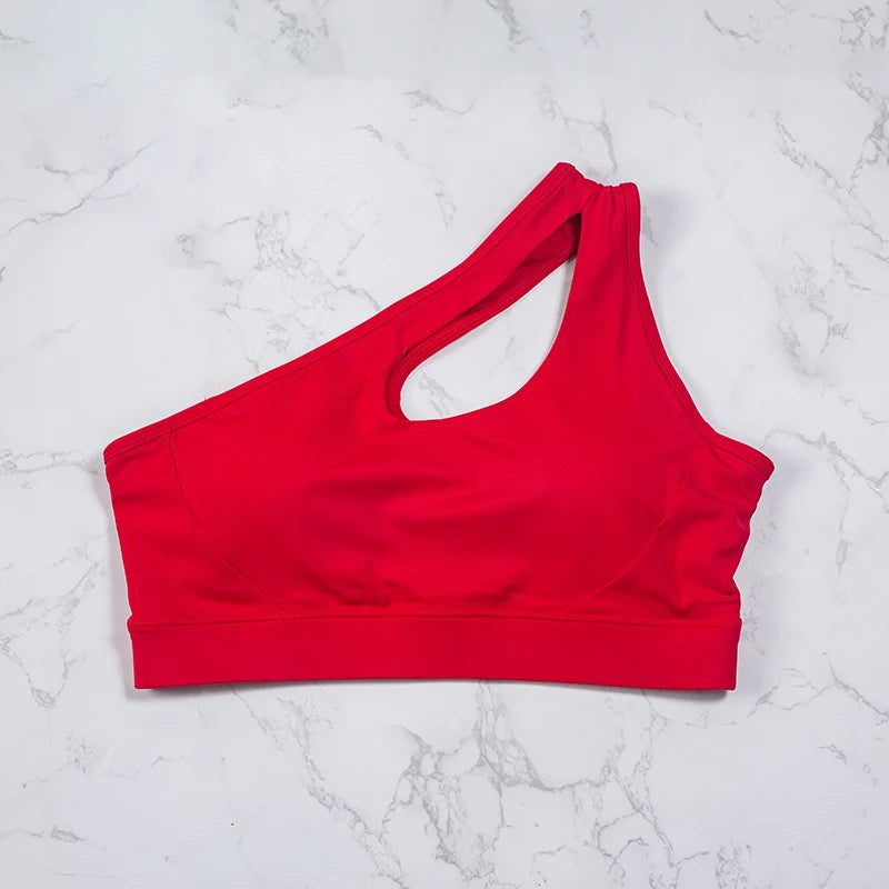 DIAS FIT JOY One-Shoulder Sports Bra – Stylish Support for Every Workout