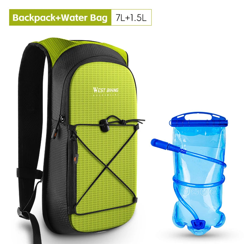 WEST BIKING Lightweight Cycling Backpack – Breathable, Reflective & Hydration-Ready for Ultimate Outdoor Performance