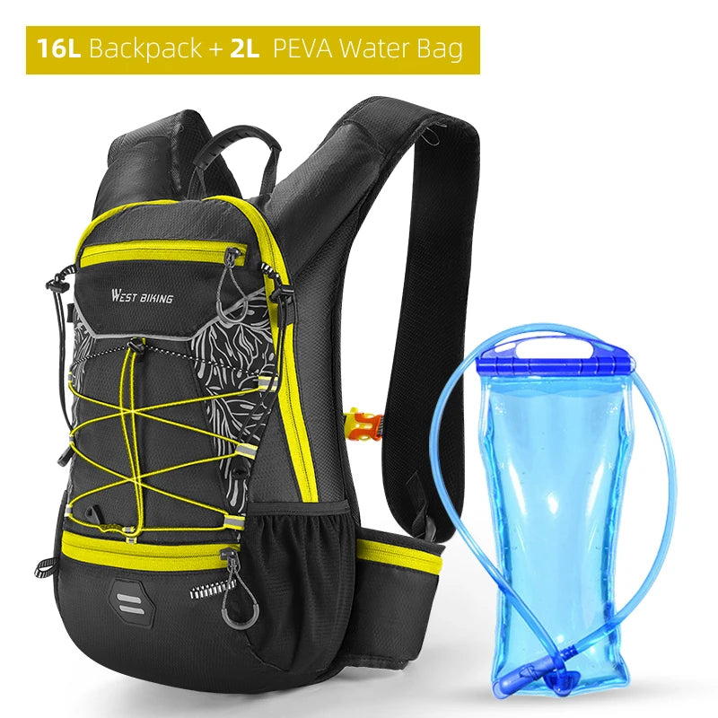 WEST BIKING Lightweight Cycling Backpack – Breathable, Reflective & Hydration-Ready for Ultimate Outdoor Performance