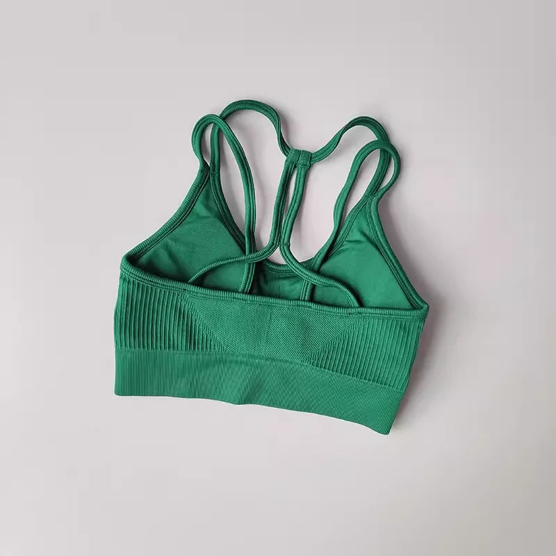 Maximum Support & Comfort – Breathable Shockproof Sports Bra for Intense Workouts & Yoga