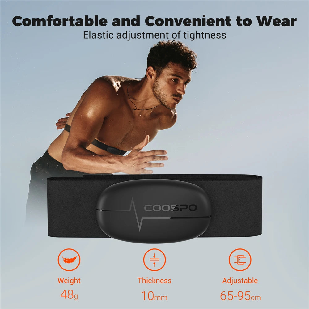 COOSPO H6M Chest Heart Rate Monitor – Precision Tracking for Peak Performance