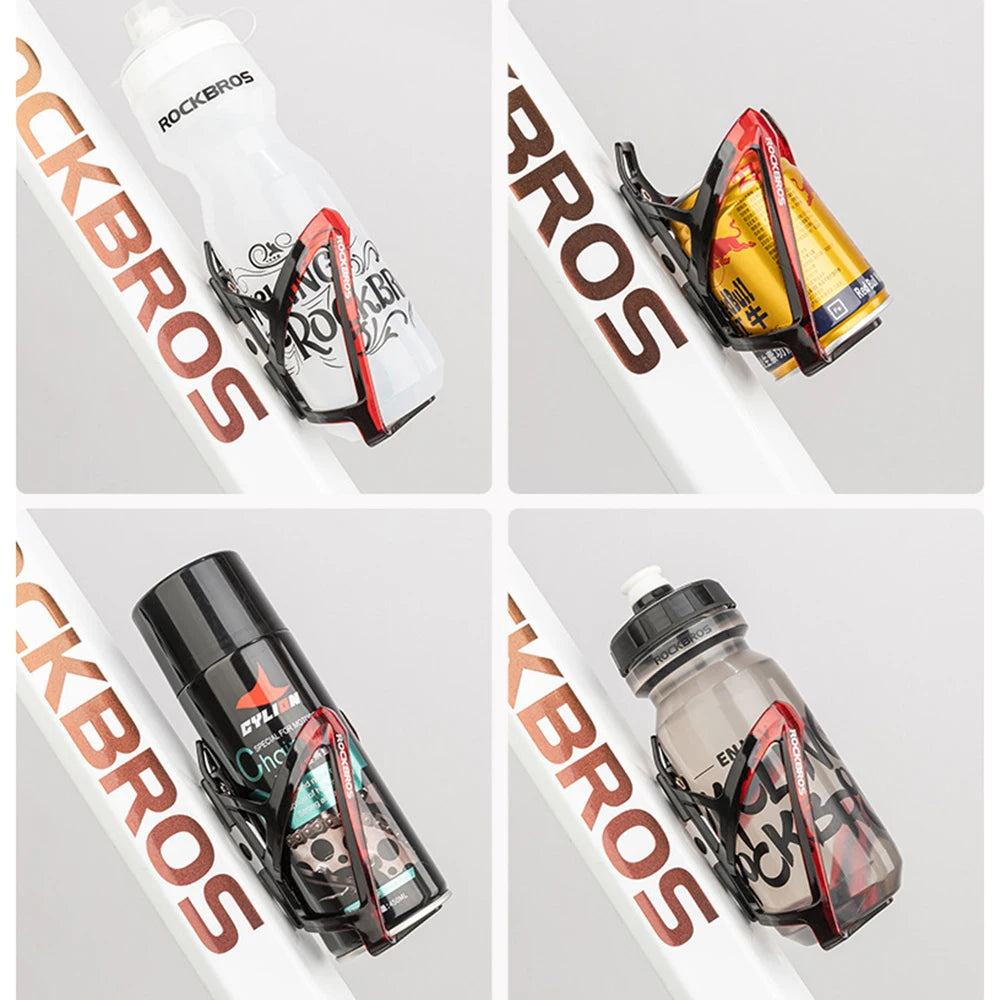 ROCKBROS Ultra-Secure Bicycle Bottle Holder – Lightweight, Durable & Easy Access Hydration for Every Ride