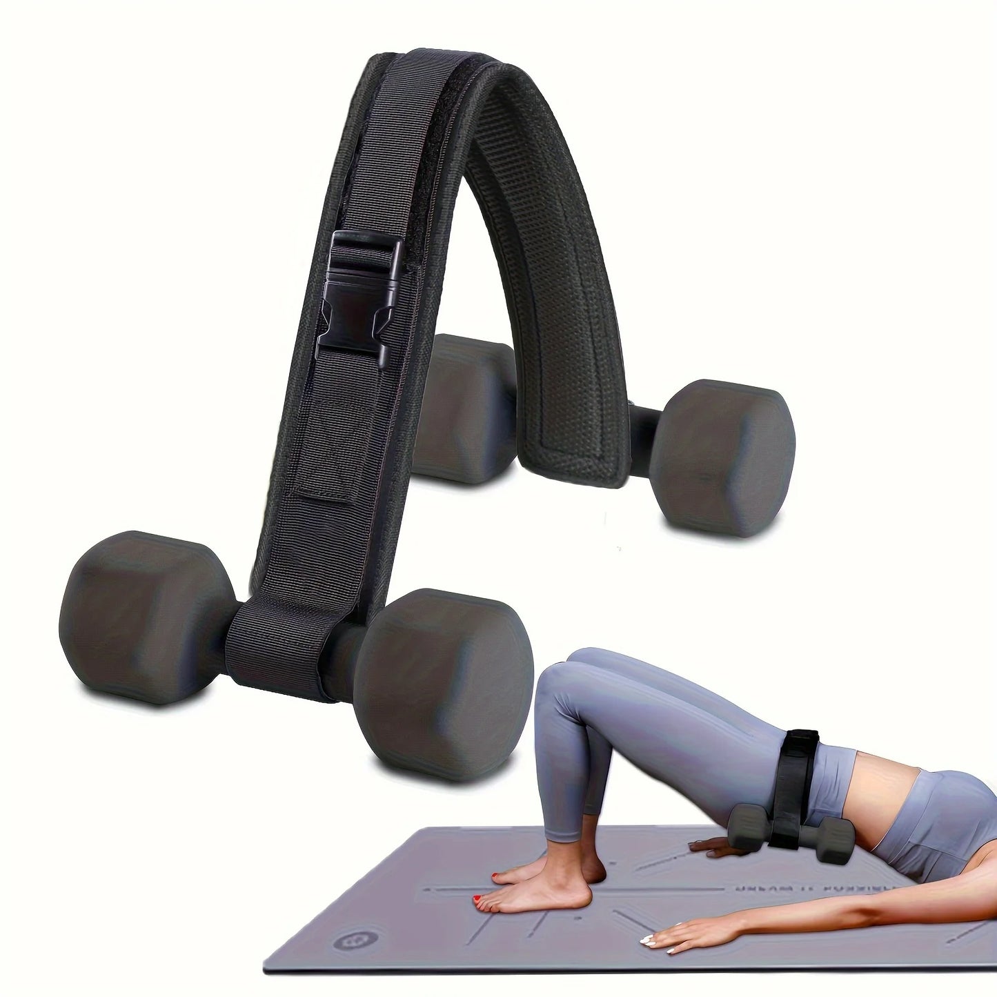 Pro-Grade Hip Thrust Belt – Maximise Strength & Power for Glutes, Legs & Core 1pc - Ibaldu
