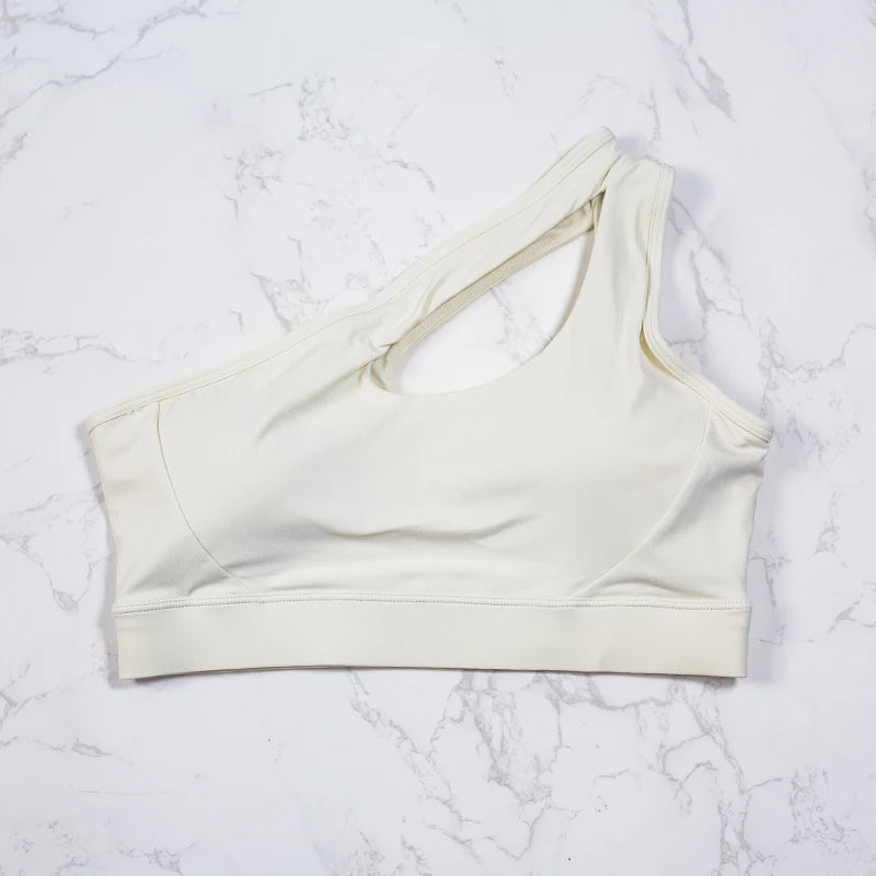 DIAS FIT JOY One-Shoulder Sports Bra – Stylish Support for Every Workout