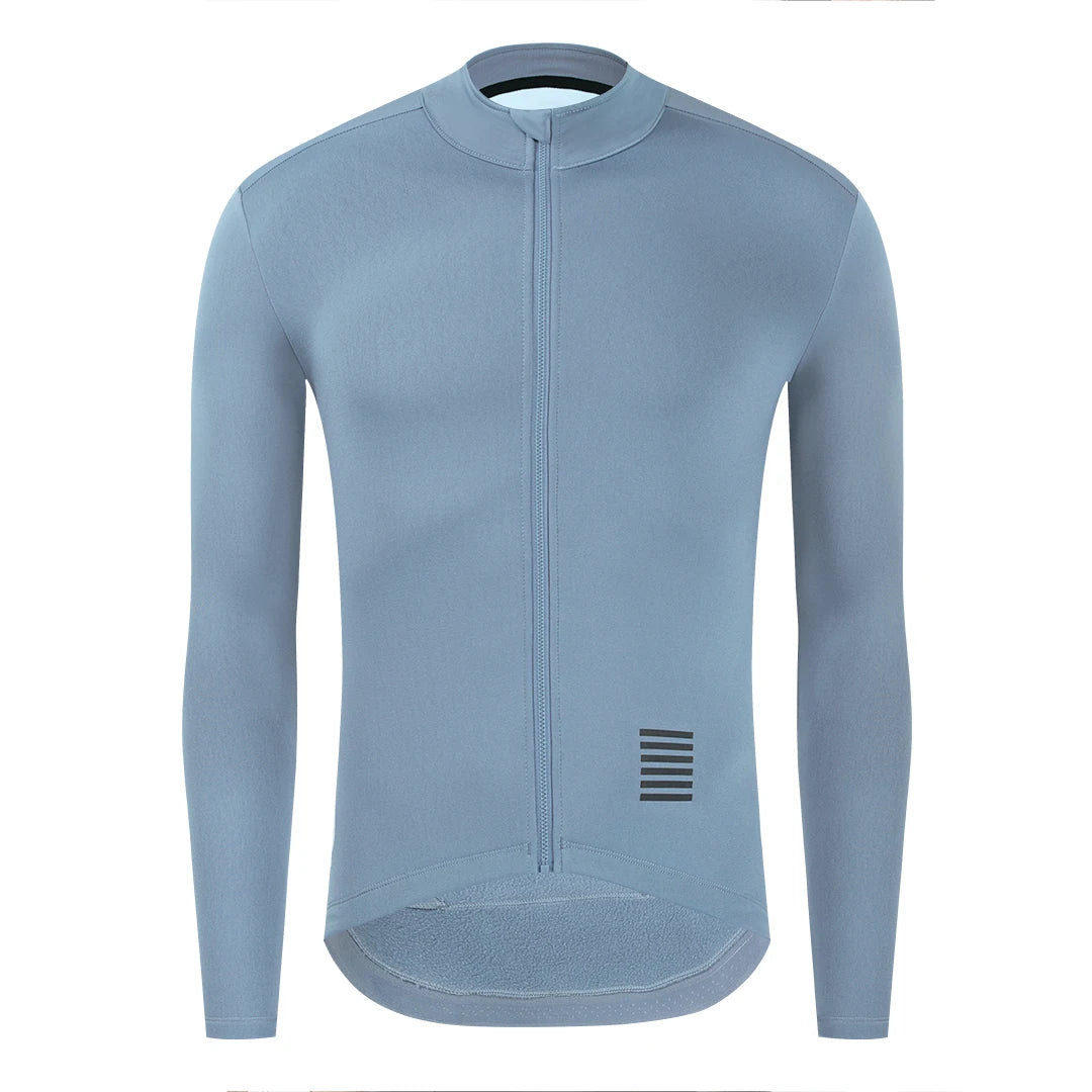Dominate the Cold – Men's Thermal Fleece Cycling Jacket for Ultimate Winter & Autumn Rides - Ibaldu