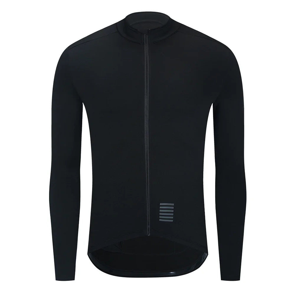 Men's Thermal Cycling Jersey: Stay Warm, Ride Strong — Ultimate Comfort for Winter & Autumn - Ibaldu