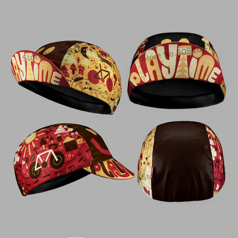 Ride Bold, Ride Bright – Fun, Colourful & Breathable Cycling Cap for All! - Ibaldu