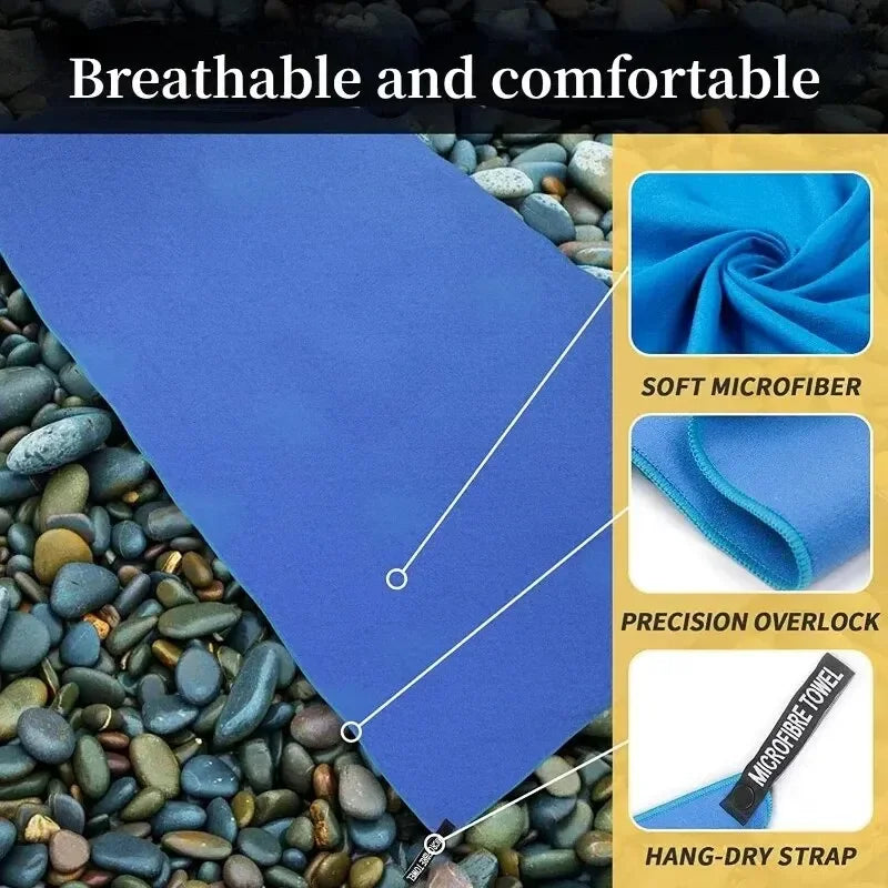 Ultra-Absorbent & Quick-Drying Sports Towel – Lightweight, Soft & Compact for Gym, Swimming, Camping & Travel
