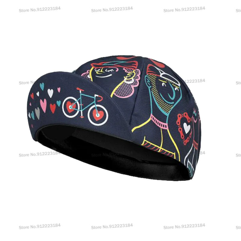 Ride Bold, Ride Bright – Fun, Colourful & Breathable Cycling Cap for All! - Ibaldu