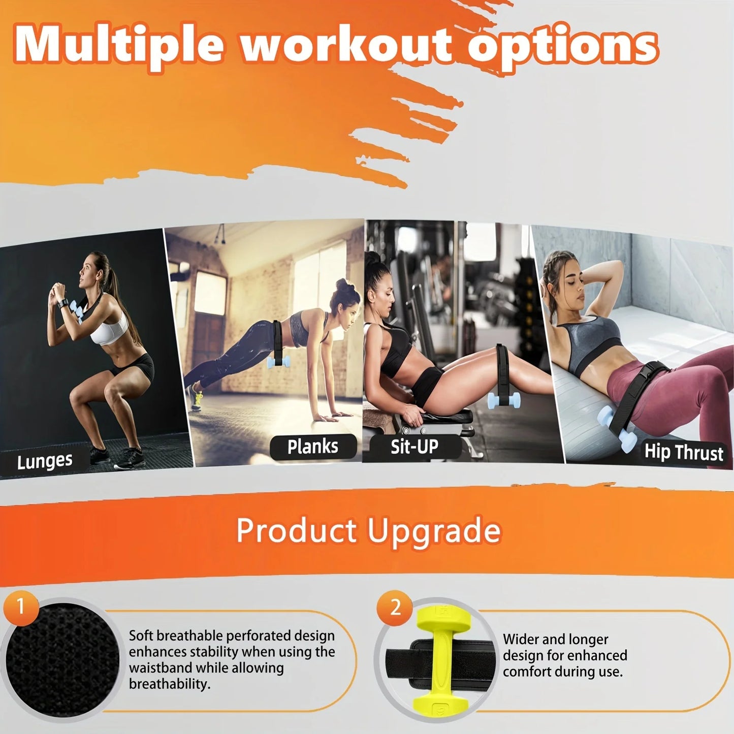 Pro-Grade Hip Thrust Belt – Maximise Strength & Power for Glutes, Legs & Core 1pc - Ibaldu