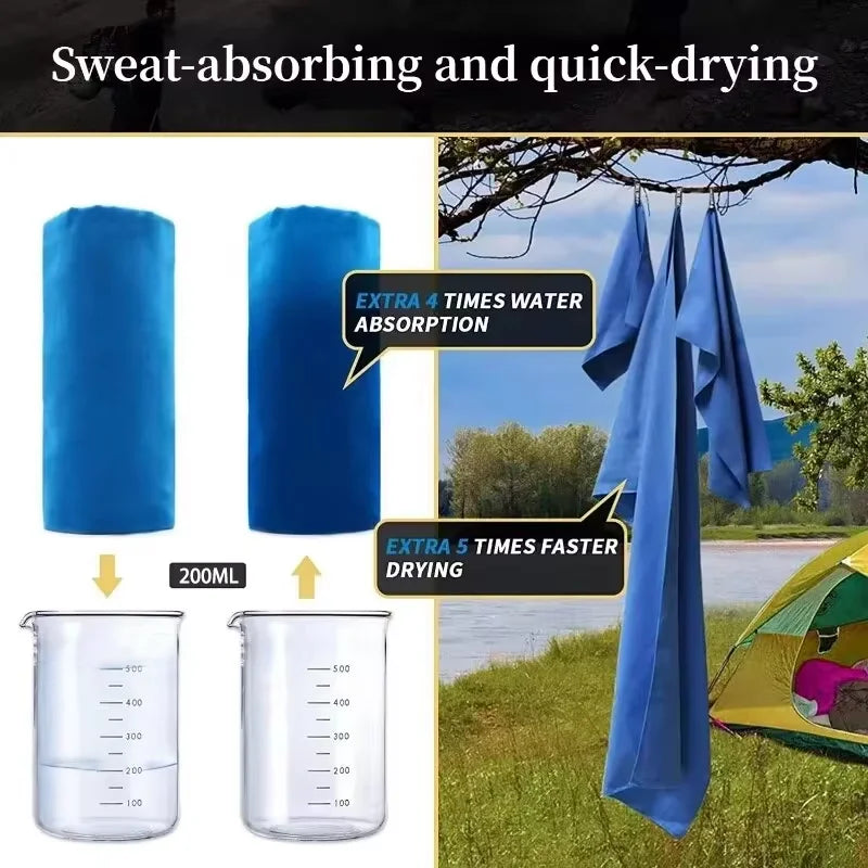 Ultra-Absorbent & Quick-Drying Sports Towel – Lightweight, Soft & Compact for Gym, Swimming, Camping & Travel