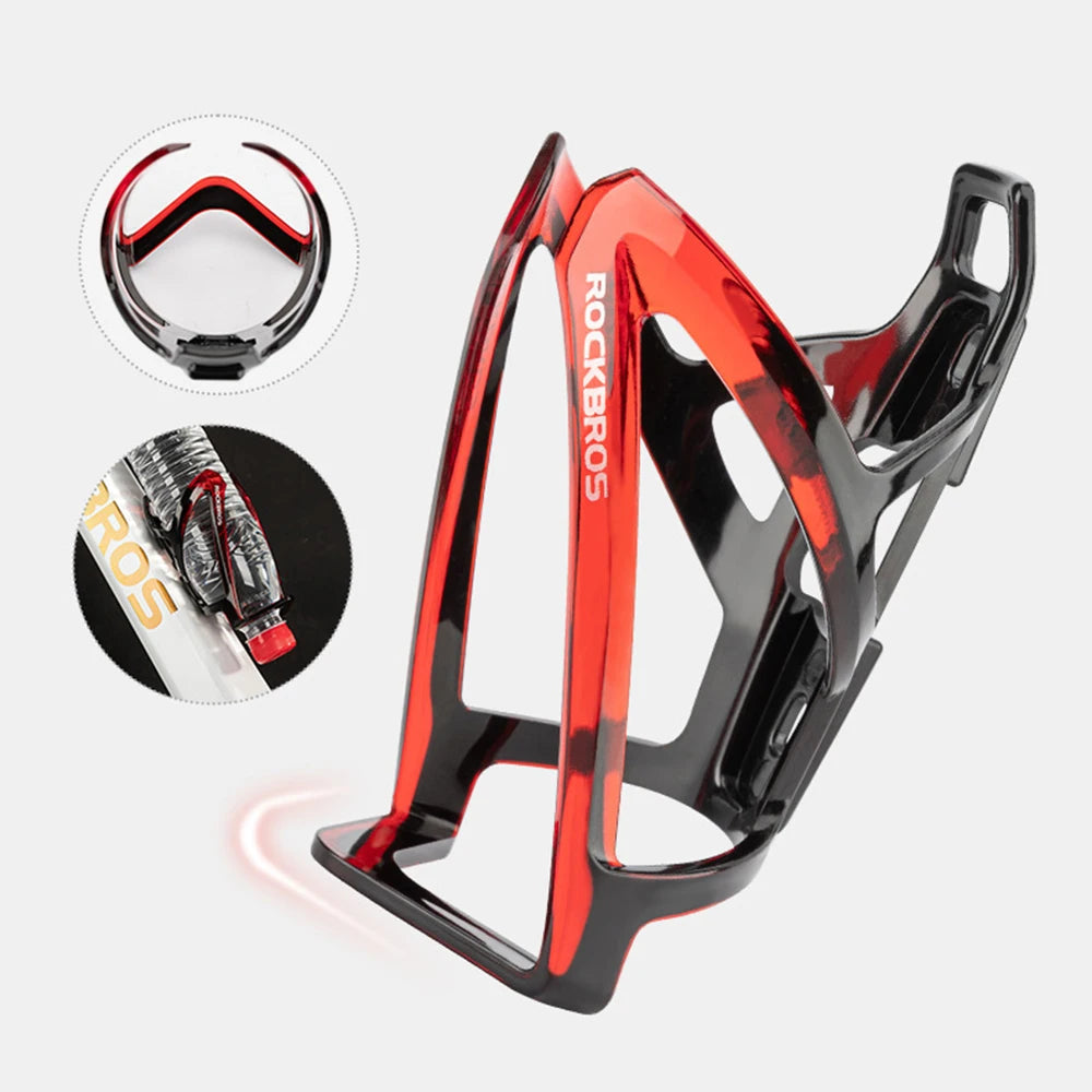 ROCKBROS Ultra-Secure Bicycle Bottle Holder – Lightweight, Durable & Easy Access Hydration for Every Ride