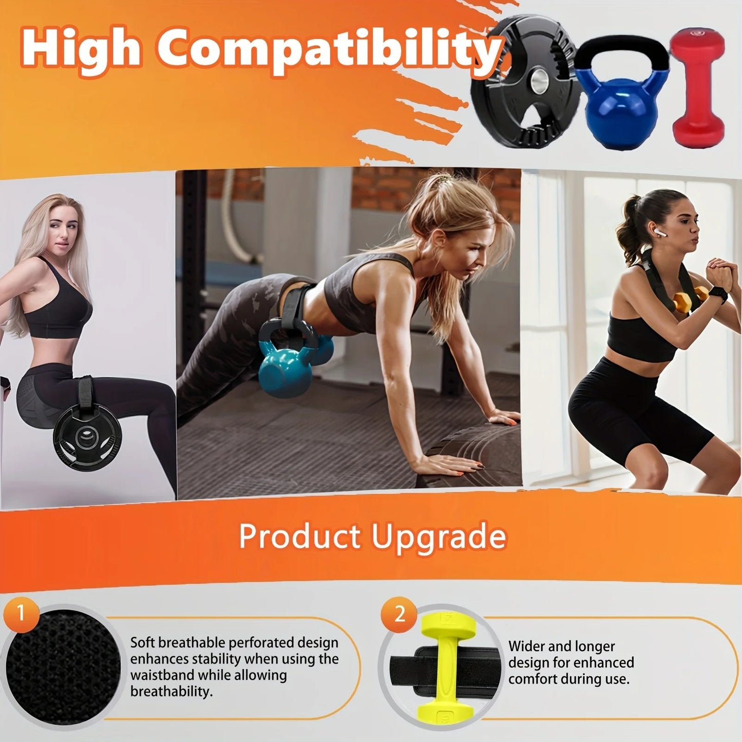 Pro-Grade Hip Thrust Belt – Maximise Strength & Power for Glutes, Legs & Core 1pc - Ibaldu