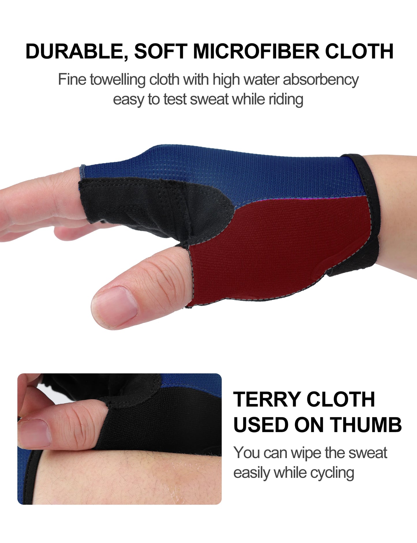 Dominate Every Ride – Elite Breathable, Shock-Absorbing Half-Finger Cycling Gloves - Ibaldu