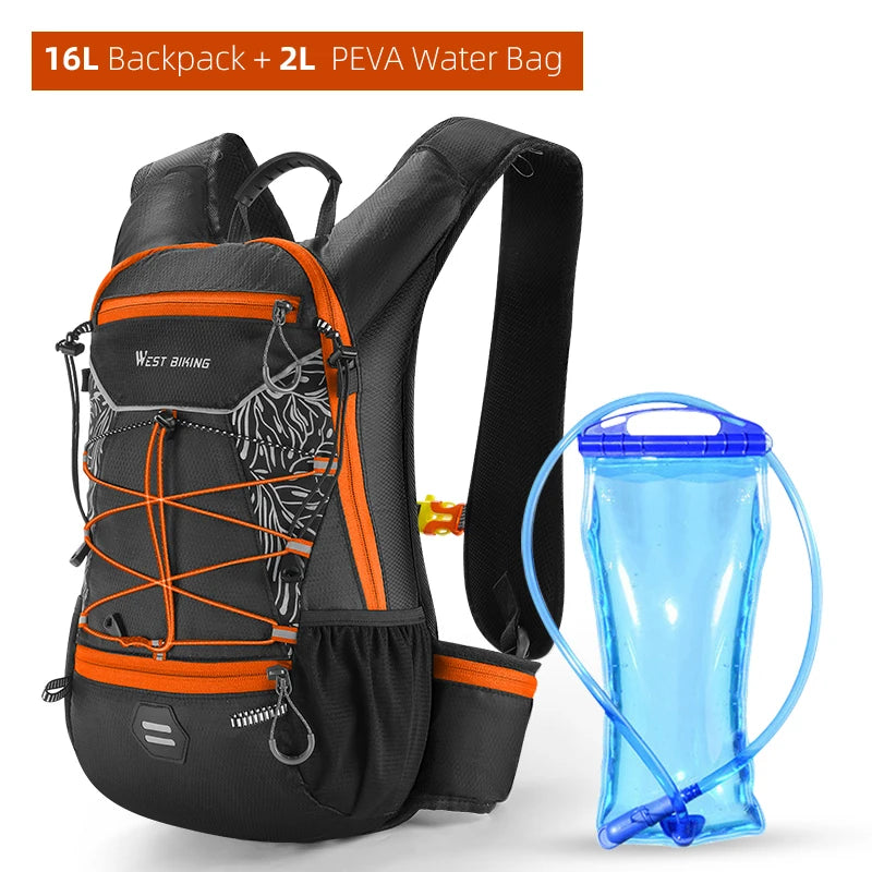 WEST BIKING Lightweight Cycling Backpack – Breathable, Reflective & Hydration-Ready for Ultimate Outdoor Performance