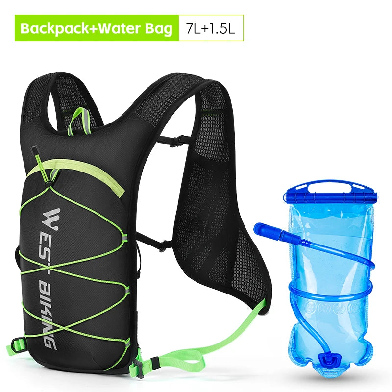 WEST BIKING Lightweight Cycling Backpack – Breathable, Reflective & Hydration-Ready for Ultimate Outdoor Performance