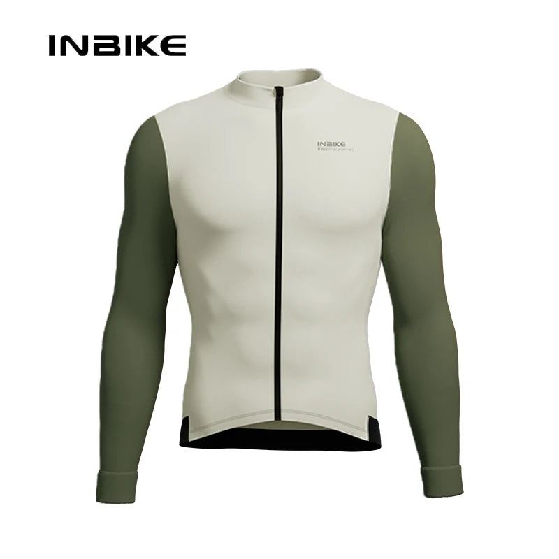 Men's Thermal Winter Cycling Jersey: Full-Zip, Reflective, and Built for Ultimate Perform - Ibaldu