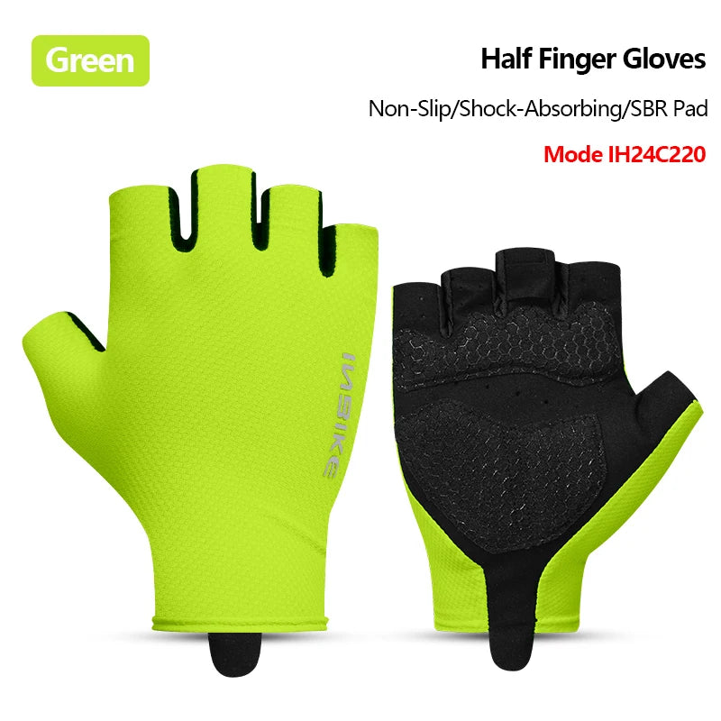 Dominate Every Ride – Elite Breathable, Shock-Absorbing Half-Finger Cycling Gloves - Ibaldu