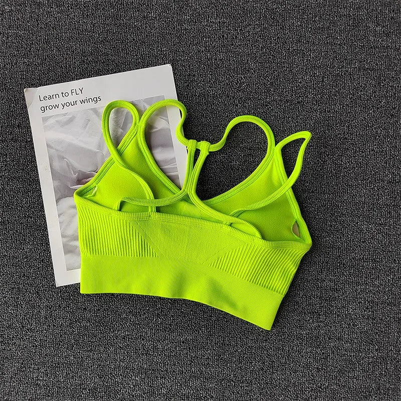 Maximum Support & Comfort – Breathable Shockproof Sports Bra for Intense Workouts & Yoga