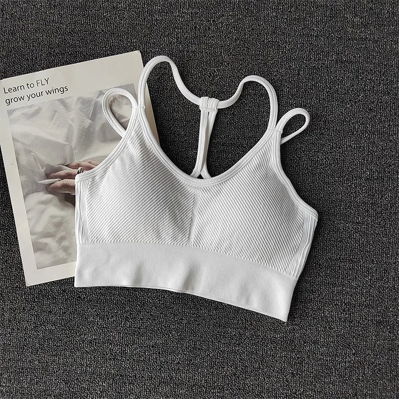 Maximum Support & Comfort – Breathable Shockproof Sports Bra for Intense Workouts & Yoga