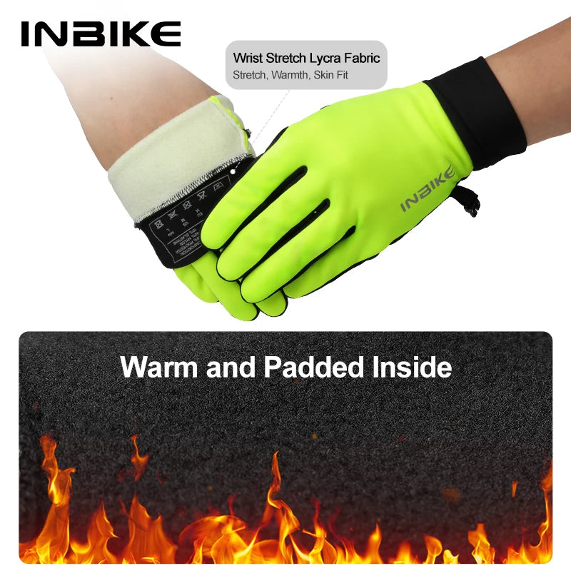 Conquer the Cold – Unisex Waterproof Fleece Cycling Gloves with Touchscreen Access! - Ibaldu