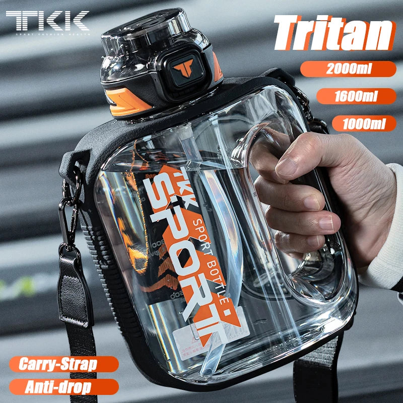 TKK Large-Capacity TRITAN Sports Water Bottle – Durable, Heat-Resistant & Perfect for Outdoor Adventures