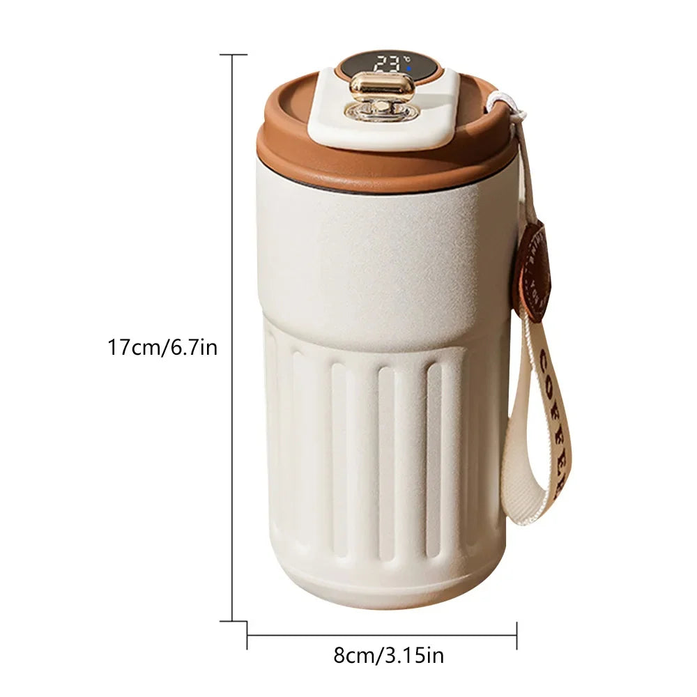 Smart Thermos Tumbler – Ultimate 316 Stainless Steel LED Vacuum Flask for On-the-Go Perfection! - Ibaldu