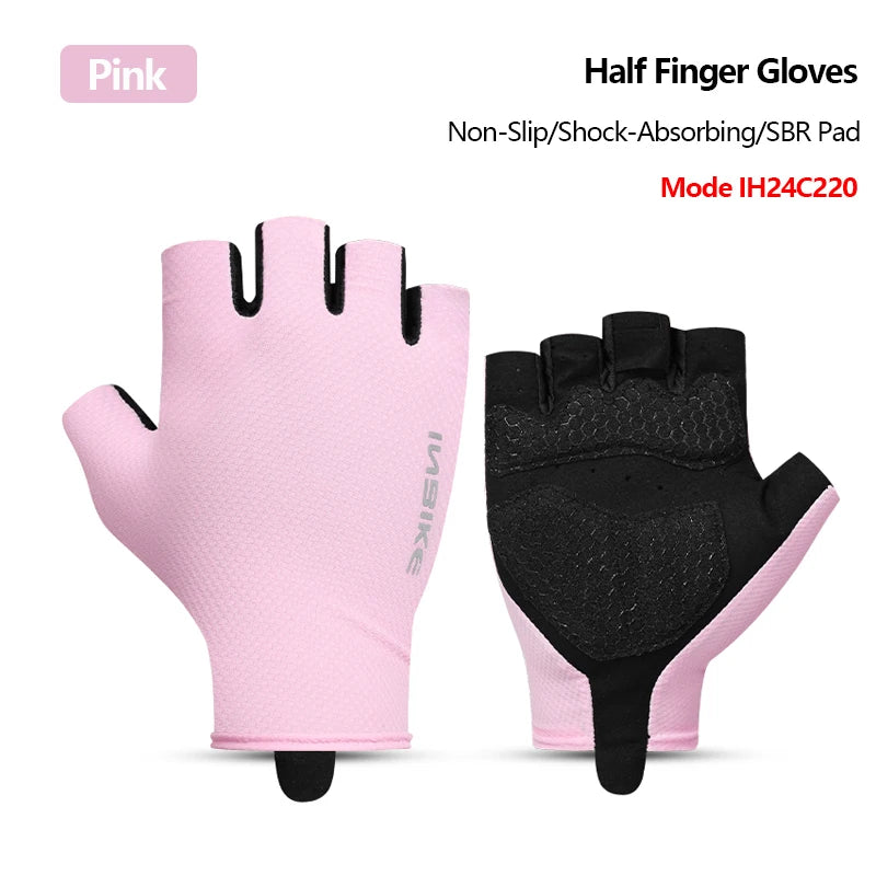 Dominate Every Ride – Elite Breathable, Shock-Absorbing Half-Finger Cycling Gloves - Ibaldu