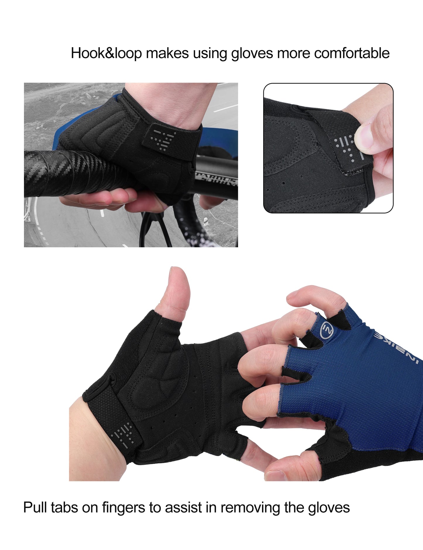 Dominate Every Ride – Elite Breathable, Shock-Absorbing Half-Finger Cycling Gloves - Ibaldu