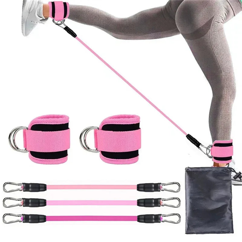 Ankle Straps & Resistance Bands Set – Elevate Your Workouts for Stronger Legs & Glutes - Ibaldu