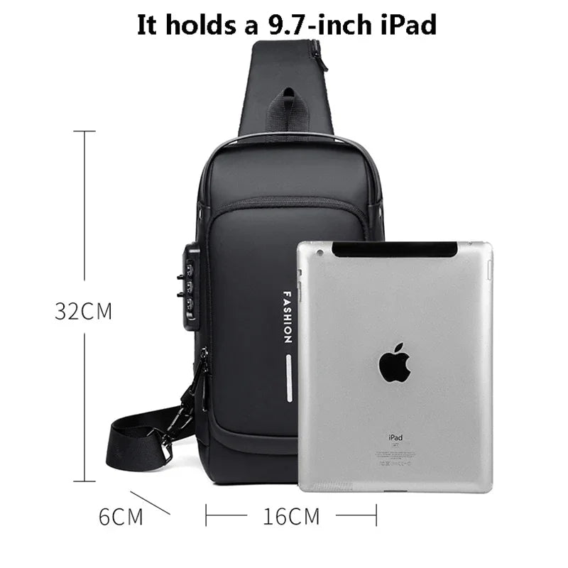 Multifunctional Anti-Theft USB Shoulder Bag - Style and Security for Your Travels! - Ibaldu