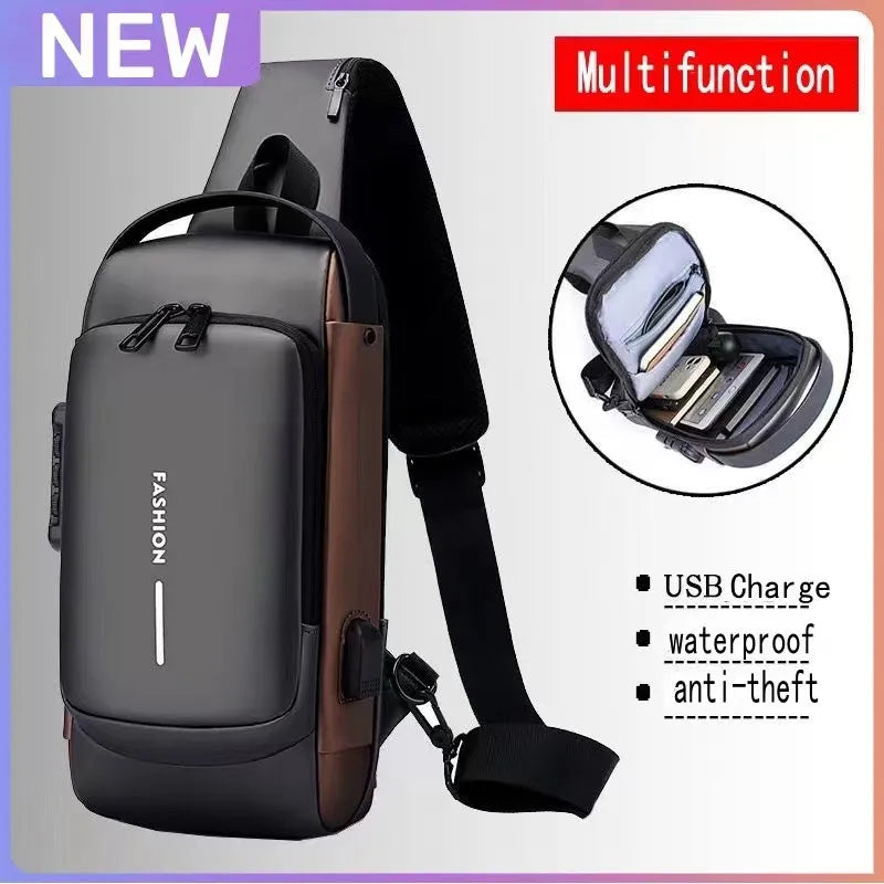 Multifunctional Anti-Theft USB Shoulder Bag - Style and Security for Your Travels! - Ibaldu