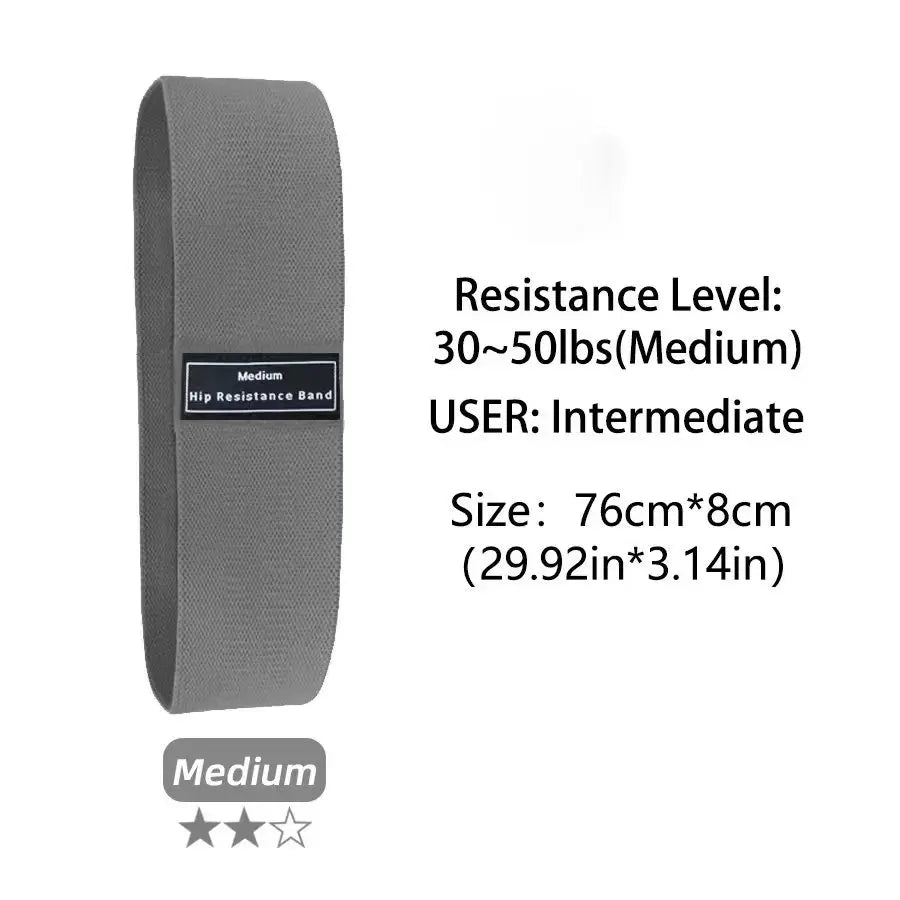 Fabric Resistance Hip Bands – Sculpt, Strengthen & Tone Your Glutes & Thighs - Ibaldu