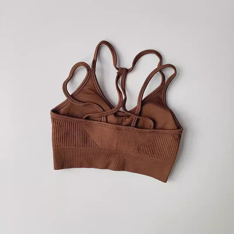 Maximum Support & Comfort – Breathable Shockproof Sports Bra for Intense Workouts & Yoga
