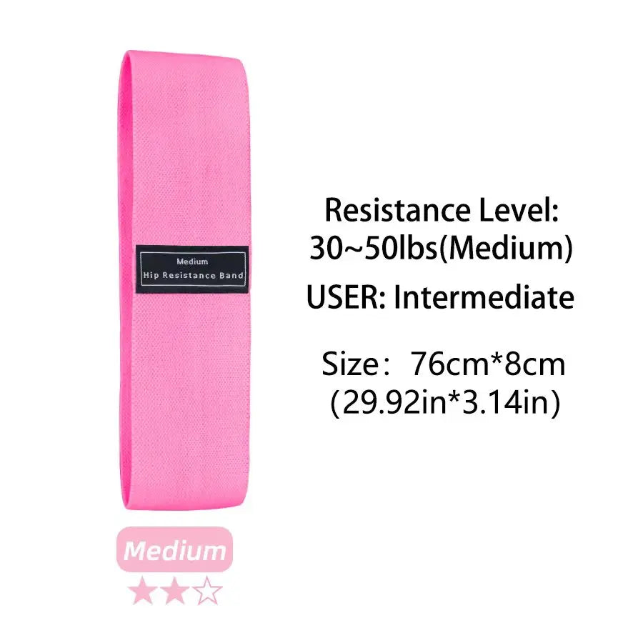 Fabric Resistance Hip Bands – Sculpt, Strengthen & Tone Your Glutes & Thighs - Ibaldu
