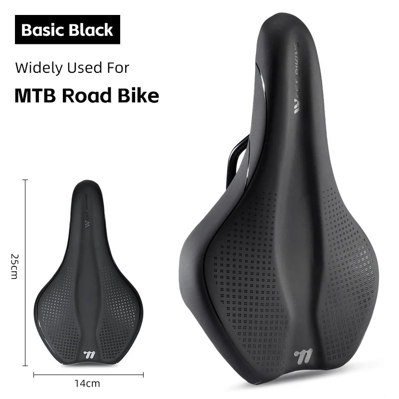West Biking Ultralight Shockproof Bike Saddle – Breathable & Ergonomic Comfort - Ibaldu